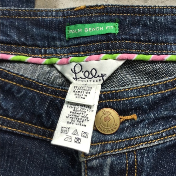 Lilly Pulitzer Supreme Jeans Palm Beach Fit NWT - Picture 3 of 4